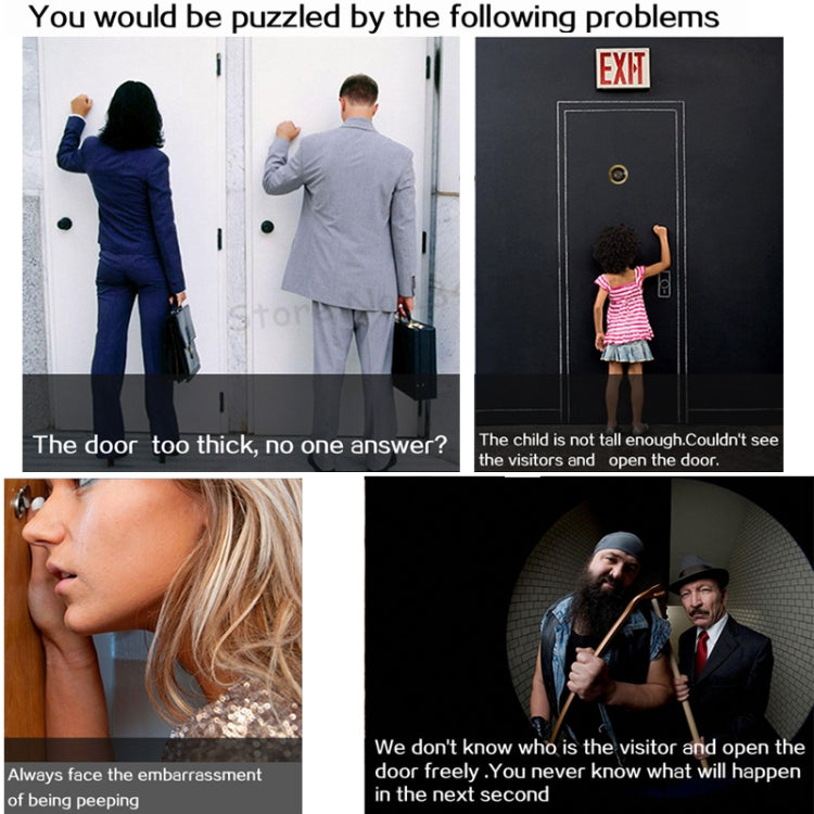 M525 3.5英寸显示屏200萬像素智能可視門鈴 支持最大32GBTF卡&移動偵測