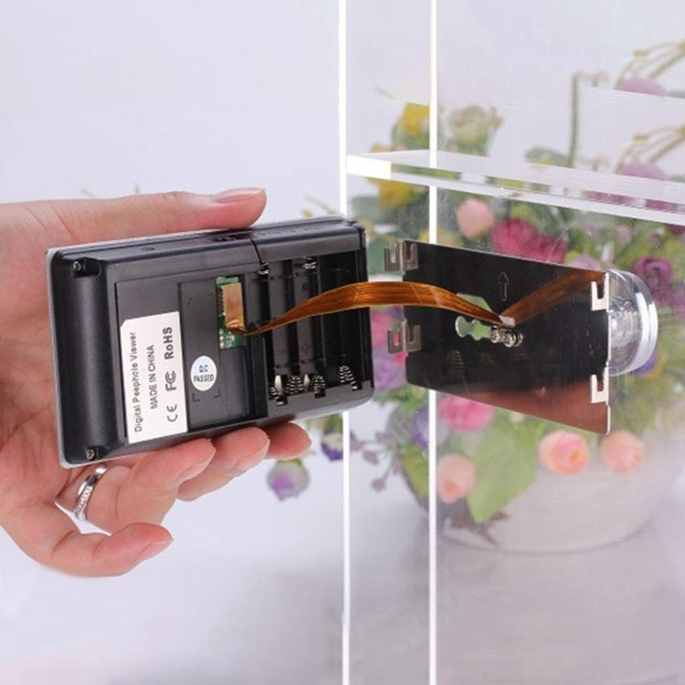 SN520A 智能电子貓眼 家用無線門鈴帶3.5英寸显示屏 100萬攝像頭