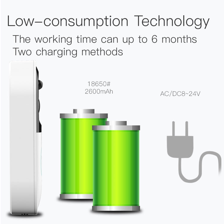 B50 720P 智能WiFi可視門鈴 支持手機遠程控制/夜視/SD卡