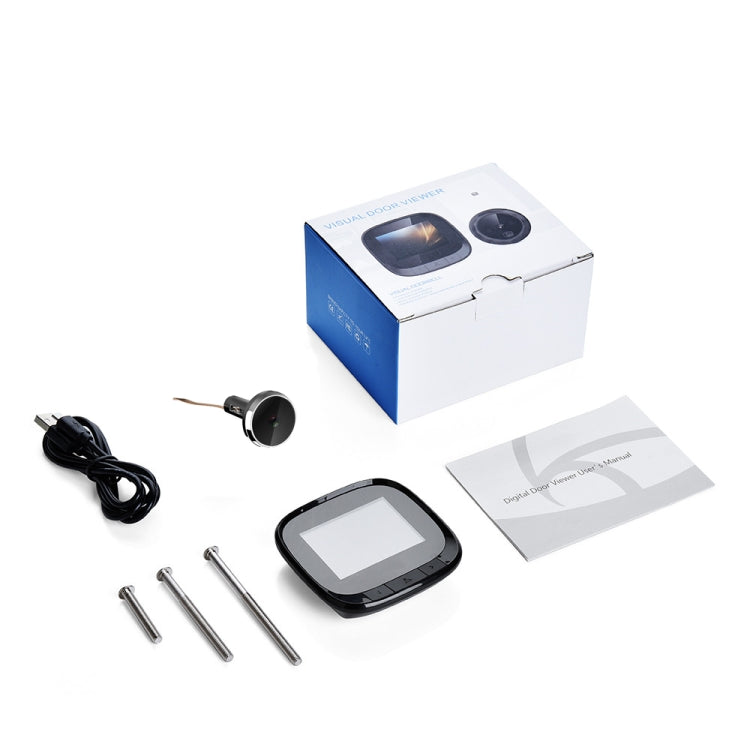 DD3S 2.4寸隱藏式智能貓眼可視門鈴拍照貓眼电子可視門鈴