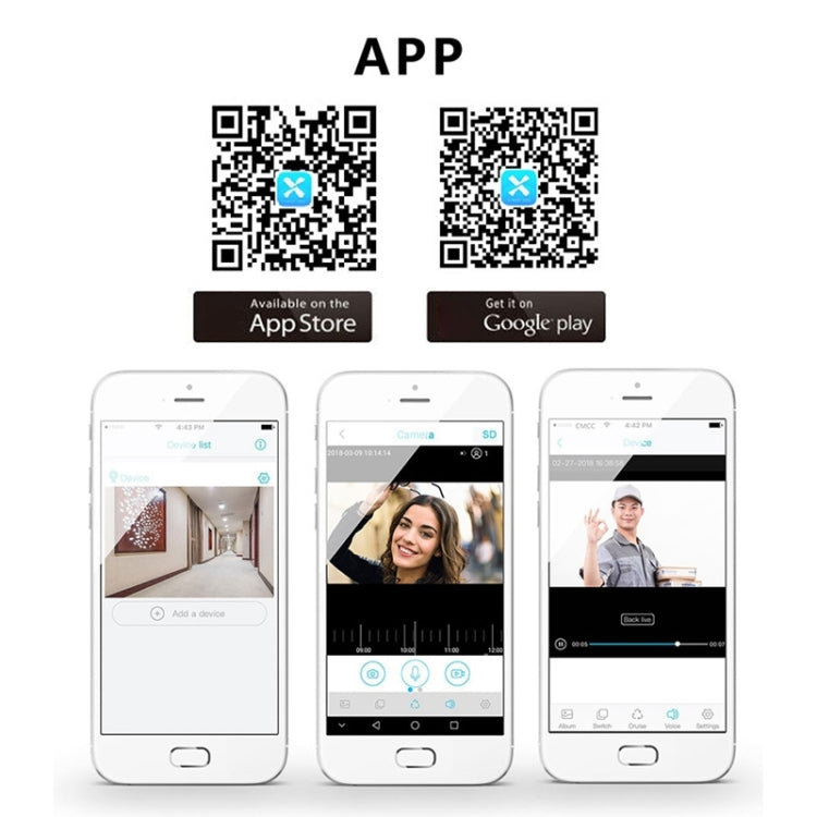 M108 720P 6400mAh 智能WIFI可視門鈴 支持手機遠程控制&實時語音對講