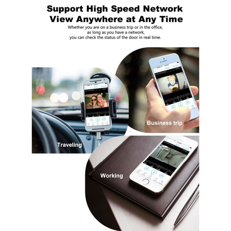 M108 720P 6400mAh 智能WIFI可視門鈴 支持手機遠程控制&實時語音對講
