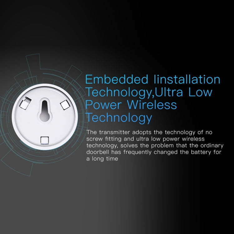X3 1080P WiFi智能电子IP54防水可視門鈴攝像機 支持TF卡&紅外夜視