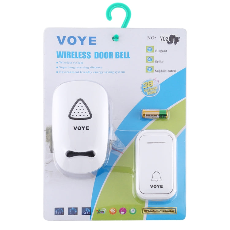 VOYE V025F 家用音樂遠程控制無線門鈴 帶38首和弦音樂 美規