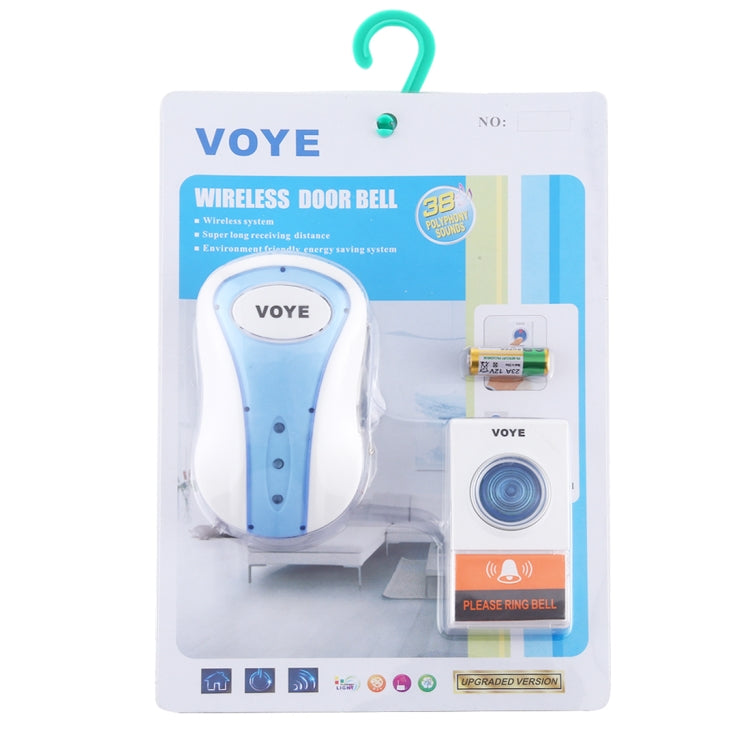 VOYE V008A 家用音樂遠程控制無線門鈴 帶38首和弦音樂 美規