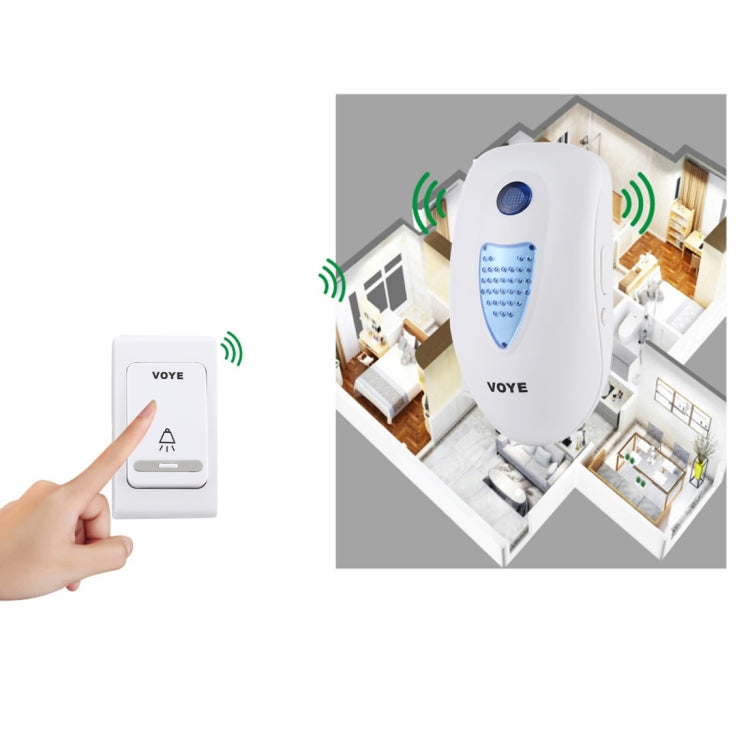 VOYE V003B 家用音樂遠程控制無線門鈴 帶38首和弦音樂 美規