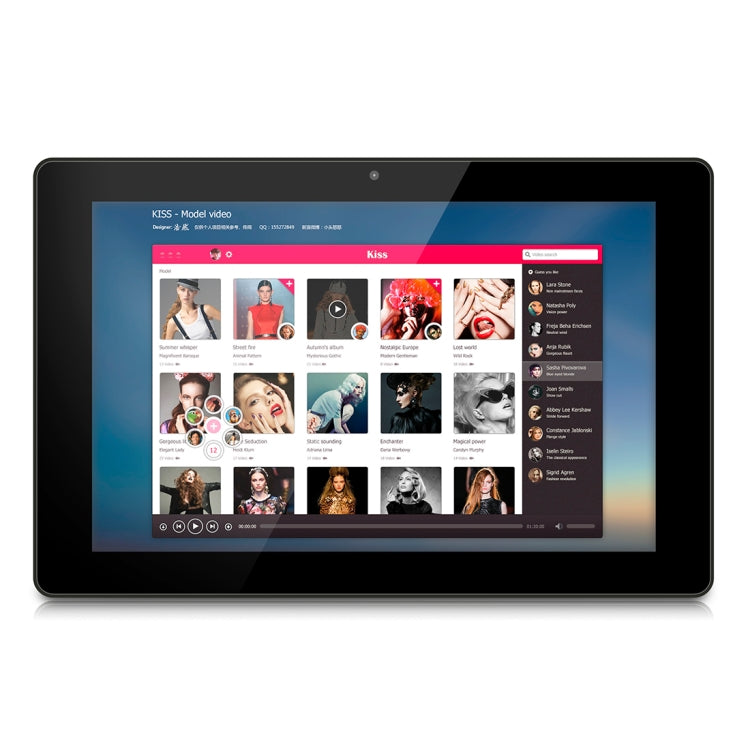 HSD1020T 10.1英寸IPS觸摸屏一體機帶支架, 2GB+16GB 10.1英寸安卓8.1 RK3288八核 支持OTG 歐規/美規/英規