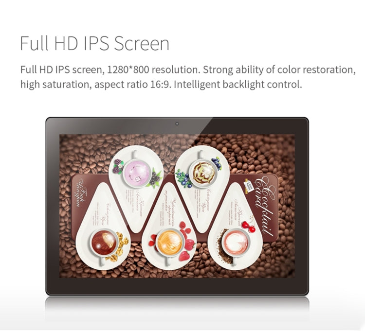 HSD1020T 10.1英寸IPS觸摸屏一體機帶支架, 2GB+16GB 10.1英寸安卓8.1 RK3288八核 支持OTG 歐規/美規/英規