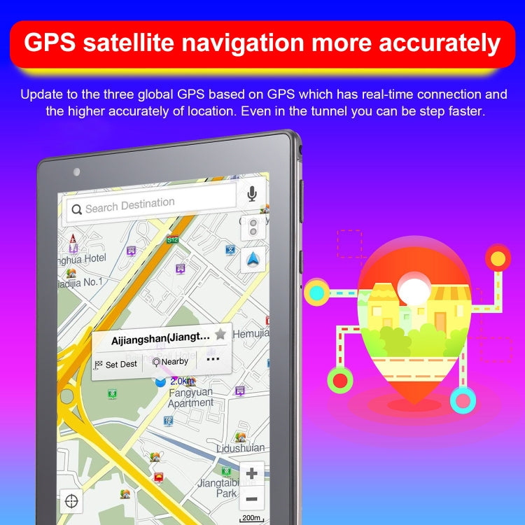 BDF P8 8英寸3G通話平板 2GB+32GB 安卓9.0 MTK8321八核 支持雙SIM卡/藍牙/WiFi/GPS, 歐規