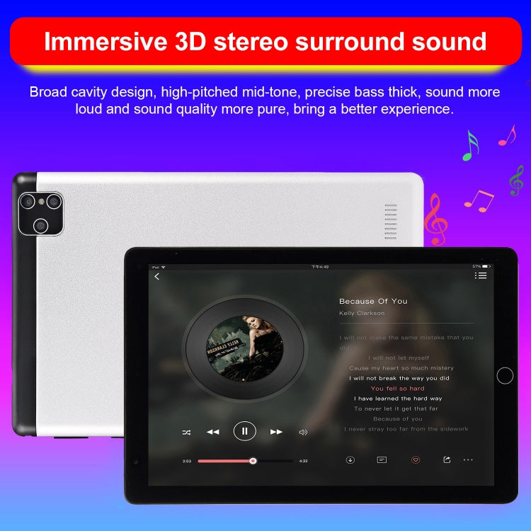 BDF P8 8英寸3G通話平板 2GB+32GB 安卓9.0 MTK8321八核 支持雙SIM卡/藍牙/WiFi/GPS, 歐規