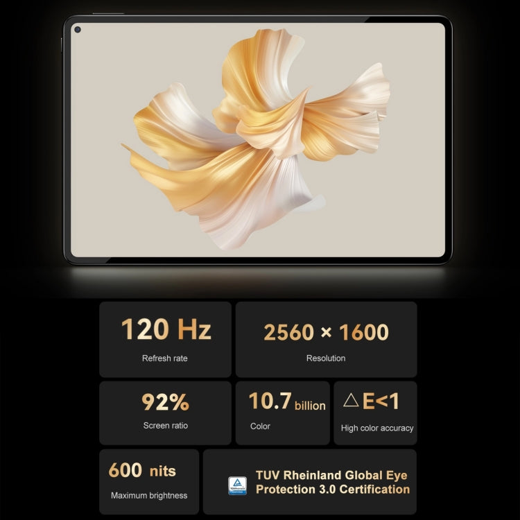 HUAWEI MatePad Pro 11英寸2022 Wi-Fi 性能版 GOT-W09 8GB+256GB，HarmonyOS 3 高通驍龍888八核 支持WiFi/藍牙/GPS，不支持谷歌商店