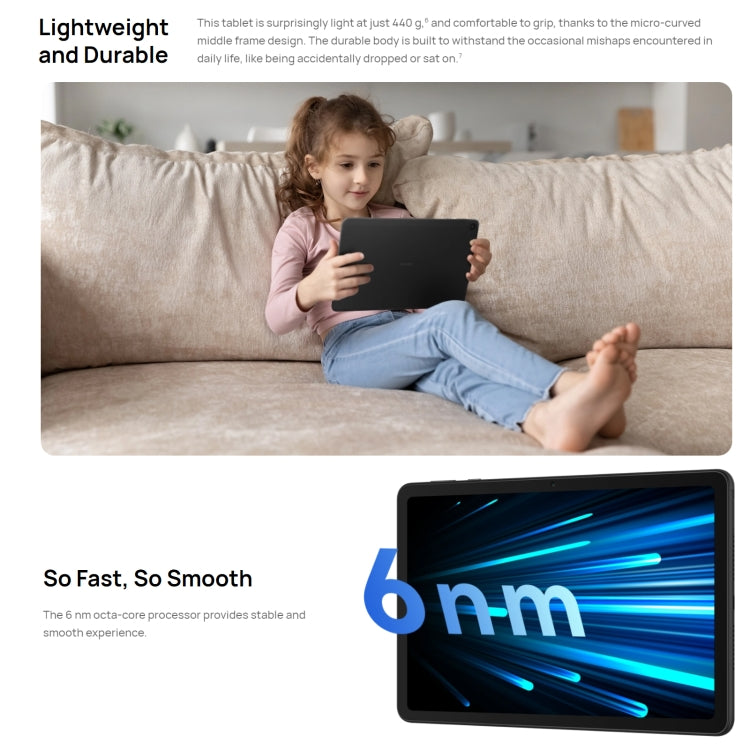 HUAWEI MatePad SE平板Wi-Fi版 10.4英寸 6GB+128GB HarmonyOS 3 高通驍龍680八核 支持WiFi/藍牙，不支持谷歌商店 , 6GB+128GB, Wi-Fi 6GB+128GB