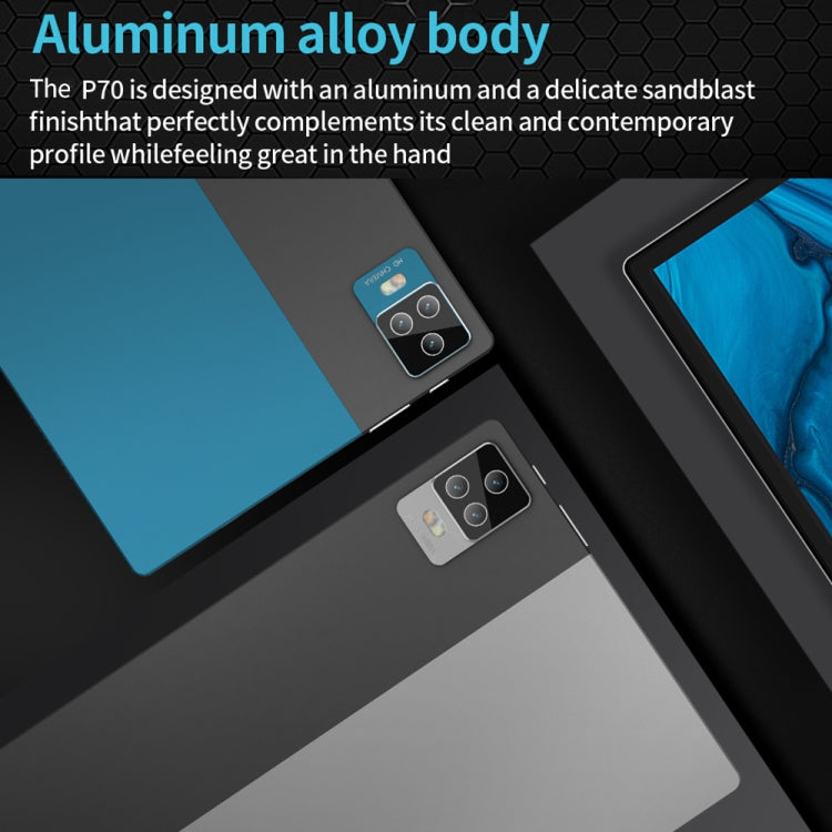 BDF P70 10.1英寸4G LTE平板 8GB+128GB 安卓12.0 MTK6762八核 支持雙卡/藍牙/WiFi, 歐規