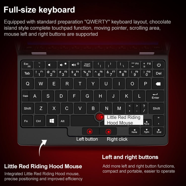 Windows 10 Intel Celeron N4000 Dual Core up to 2.6GHz, Support Dual Band WiFi & BT & TF Card, 12GB+256GB