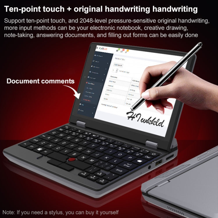 Windows 10 Intel Celeron N4000 Dual Core up to 2.6GHz, Support Dual Band WiFi & BT & TF Card, 12GB+256GB