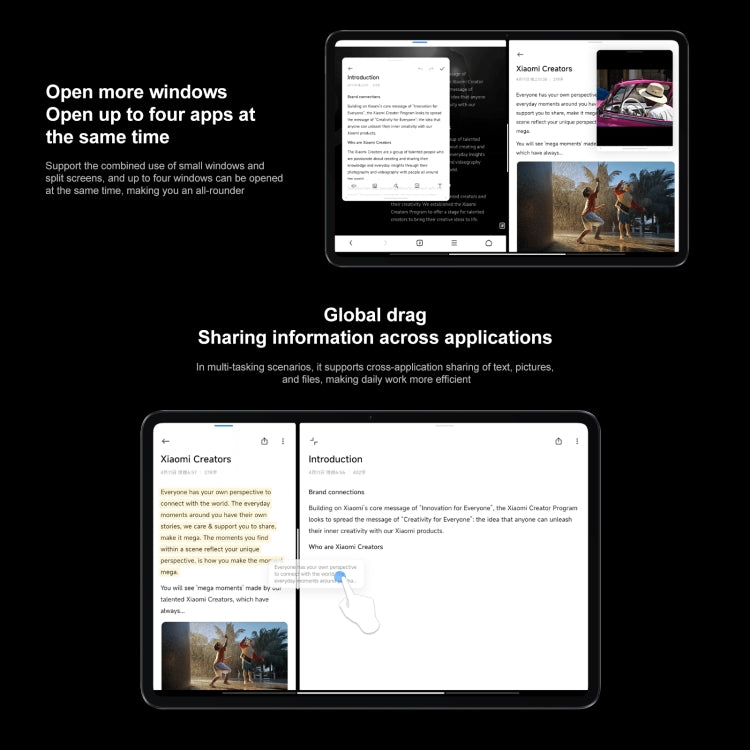 小米平板6 Pro 12GB+512GB 11.0英寸,  MIUI 14 第一代驍龍8+八核處理器，2000萬前置攝像頭 8600mAh大電池