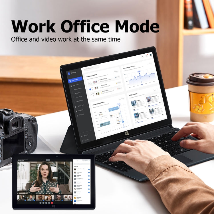 LZ1003 10.1英寸平板電腦不帶鍵盤 8GB+128GB Windows 10 英特爾賽揚J3455四核 支持TF卡/HDMI/藍牙/雙頻WiFi