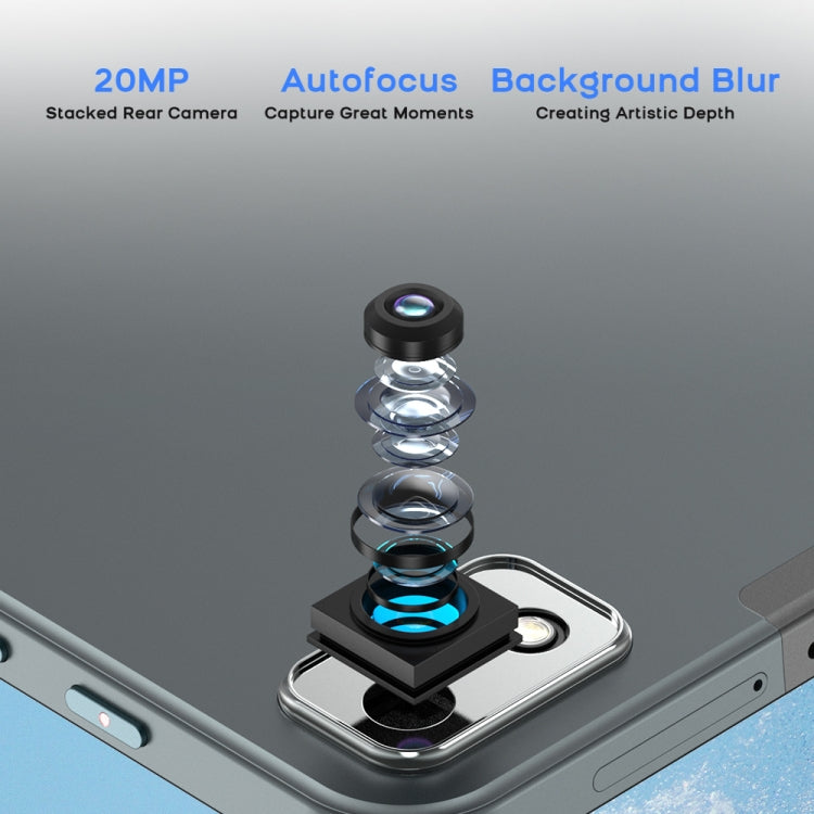 HEADWOLF Hpad2 4G LTE平板 10.95英寸 8GB+256GB 安卓11展銳T618八核 支持雙卡WiFi藍牙自帶谷歌商店，美規