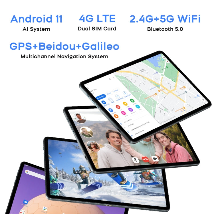 HEADWOLF Hpad2 4G LTE平板 10.95英寸 8GB+256GB 安卓11展銳T618八核 支持雙卡WiFi藍牙自帶谷歌商店，美規