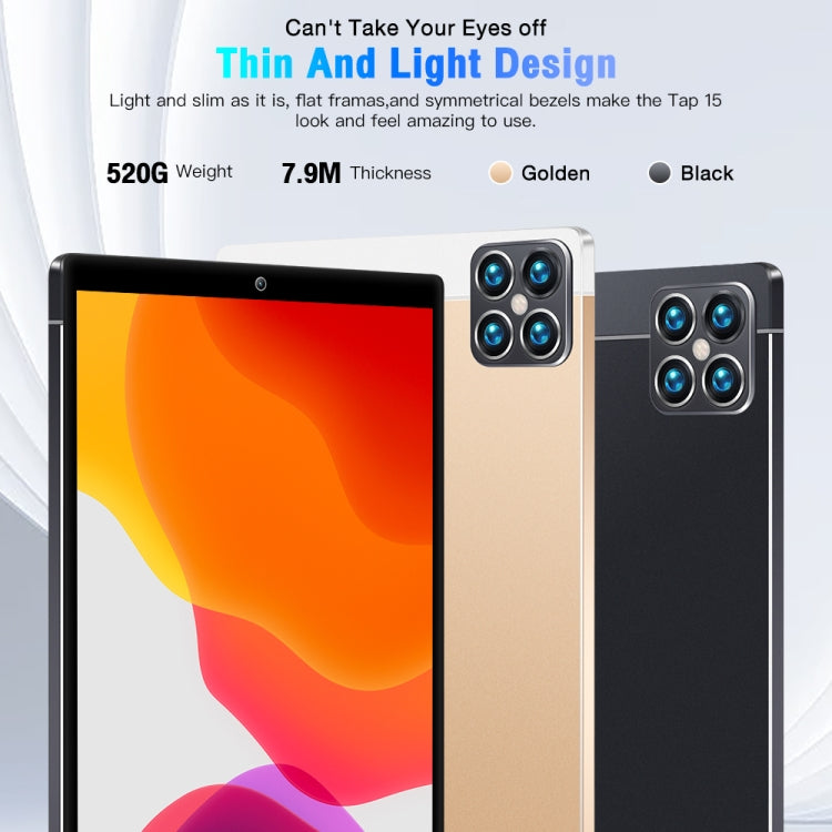 P15 Tab15 10.1寸3G通話平板 安卓5.1 MTK6582四核 1GB+32GB 支持雙卡, WiFi, 藍牙, GPS