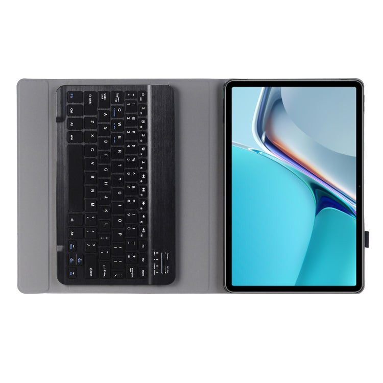 AW11 可分體細羊紋超薄TPU藍牙平板鍵盤皮套 帶支架 適用於 華為MatePad 11 2021