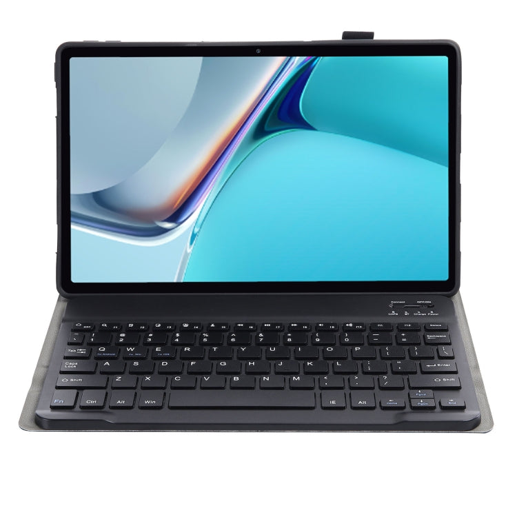 AW11 可分體細羊紋超薄TPU藍牙平板鍵盤皮套 帶支架 適用於 華為MatePad 11 2021