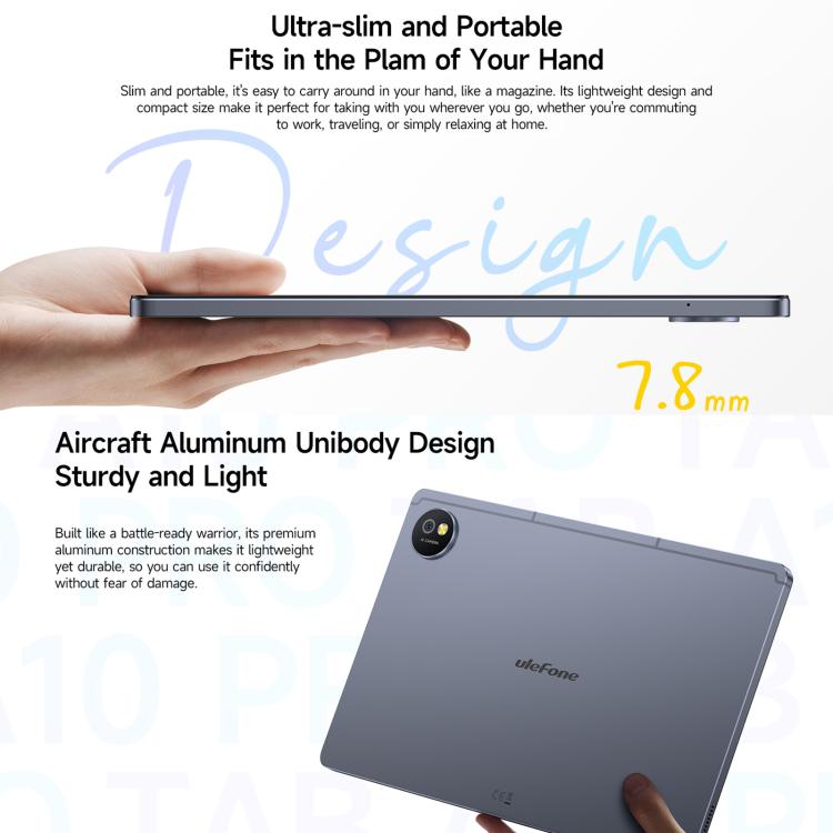 歐樂風 Tab A10 Pro 平板，6GB+128GB，11英寸安卓14 MT8786八核 4G網絡，歐規