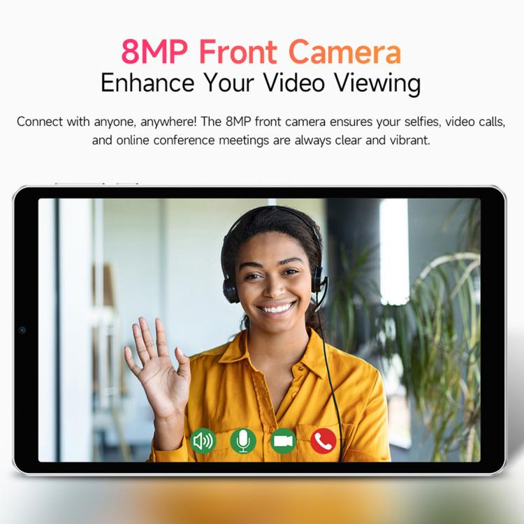 歐樂風 Tab A9 Pro 平板，4GB+128GB，8.68英寸安卓15 聯發科Helio G91八核 4G網絡，歐規