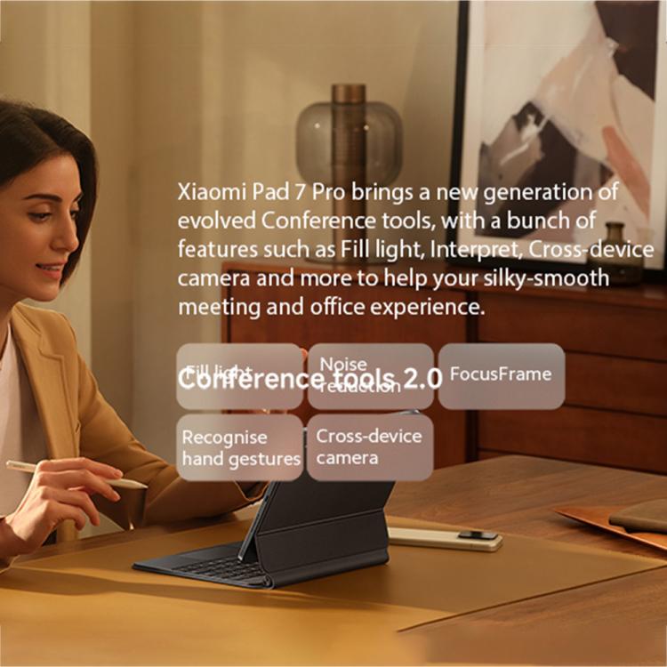 小米 Pad 7 Pro 國際版平板，12GB+512GB，11.2英寸小米HyperOS 2系統 第3代驍龍8s八核處理器