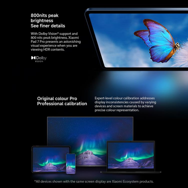 小米 Pad 7 Pro 國際版平板，12GB+512GB，11.2英寸小米HyperOS 2系統 第3代驍龍8s八核處理器