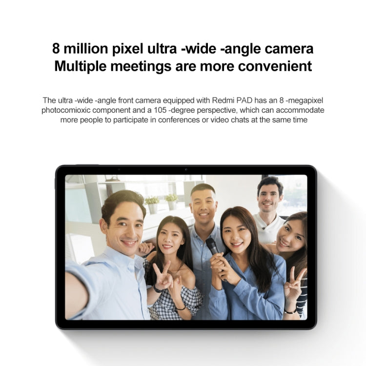 小米 Redmi Pad 10.6英寸平板 4GB+128GB,  MIUI Pad 13系統 聯科發Helio G99八核CPU 不支持谷歌商店