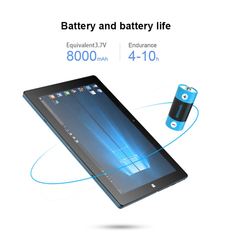 W10 二合一平板電腦 不帶鍵盤&手寫筆 10.1英寸 6GB+64GB Win10系統 英特爾賽揚N4120處理器四核 支持雙頻WiFi/藍牙/TF卡/HDMI，美規