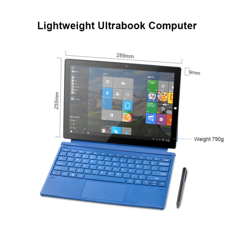 品鉑PiPO W12 4G上網平板 帶鍵盤&手寫筆 12.3英寸 8GB+256GB Win10系統 高通驍龍850處理器八核 支持雙SIM卡/雙頻WiFi/藍牙/GPS，美規