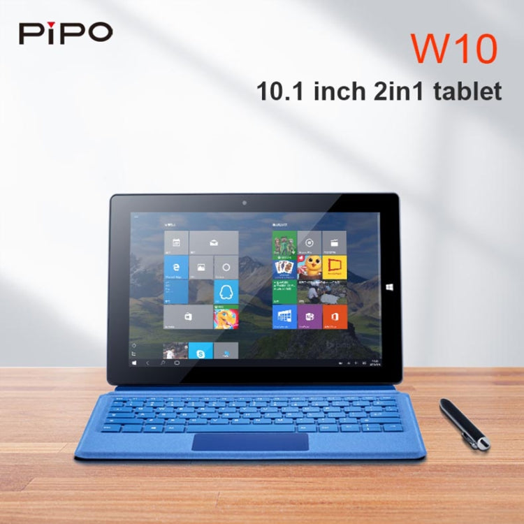 品鉑PiPO W10 二合一平板電腦 帶鍵盤&手寫筆 10.1英寸 6GB+64GB Win10系統 英特爾賽揚N4120處理器四核 支持雙頻WiFi/藍牙/TF卡/HDMI，美規
