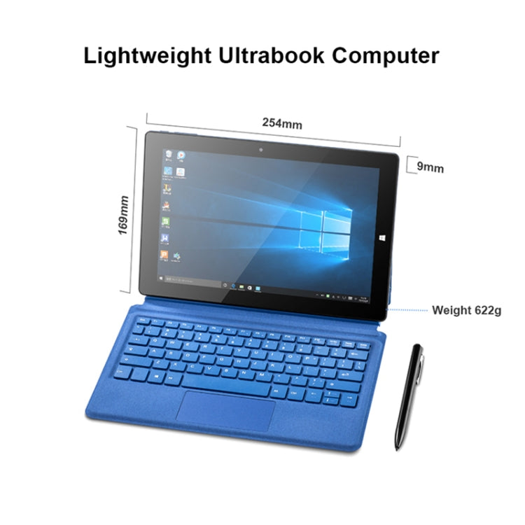 品鉑PiPO W10 二合一平板電腦 帶鍵盤&手寫筆 10.1英寸 6GB+64GB Win10系統 英特爾賽揚N4120處理器四核 支持雙頻WiFi/藍牙/TF卡/HDMI，美規