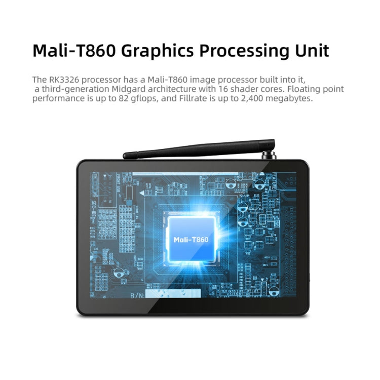 品鉑PiPo X10RK 盒式平板電腦 2GB+32GB 10.1英寸 安卓7.1.2 RK3326四核 支持WiFi/藍牙/TF卡/HDMI/RJ45 美規