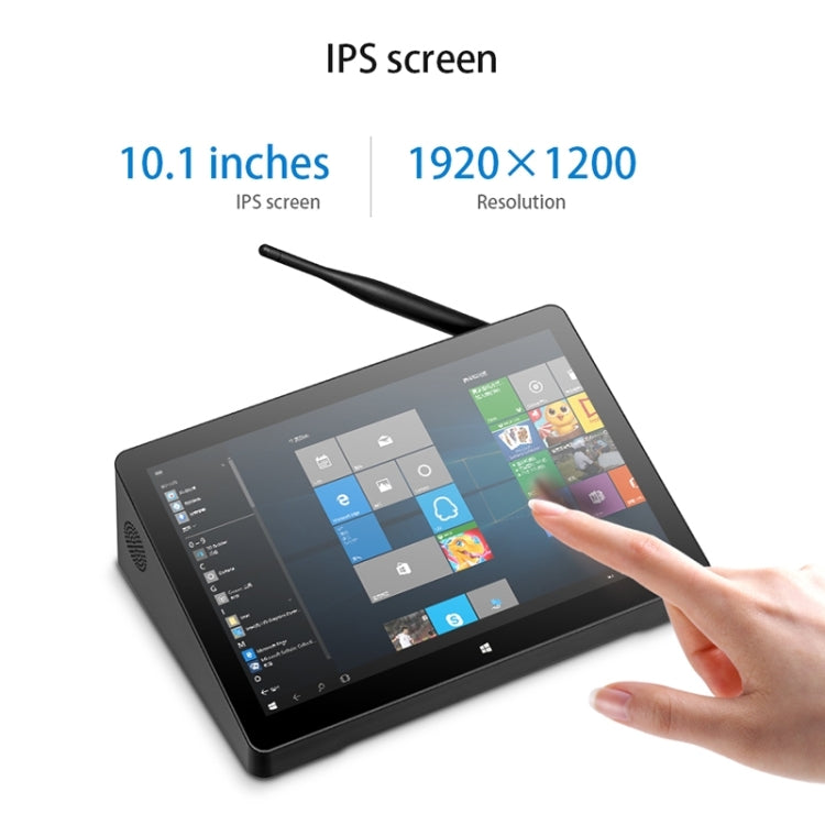 PiPo H10PRO All-in-One Mini PC, 10.1 inch, 8GB+128GB+512GB, Windows 11 Intel Alder Lake N100 Quad Core, US Plug