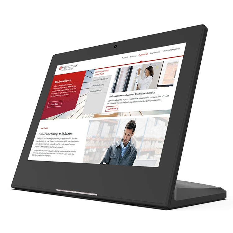 WL1012T 10.1英寸IPS屏安卓一體機, 2GB+16GB 安卓8.1 四核Cortex A17,1.8G,RK3288 支持RJ45 藍牙 WiFi HDMI