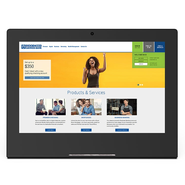 10.1英寸IPS屏安卓一體機, 1GB+16GB 安卓6.0 四核Cortex A17,1.2G,RK3128 支持RJ45 藍牙 WiFi HDMI