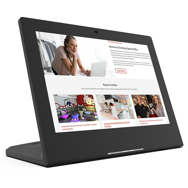 10.1英寸IPS屏安卓一體機, 1GB+16GB 安卓6.0 四核Cortex A17,1.2G,RK3128 支持RJ45 藍牙 WiFi HDMI