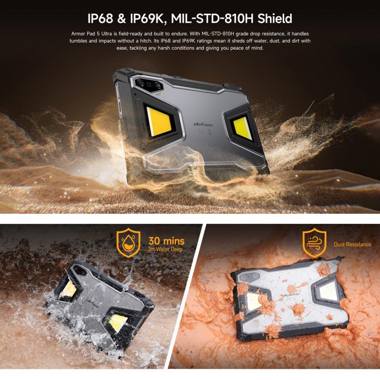歐樂風 Armor Pad 5 Ultra 三防平板，12GB+512GB，11英寸安卓15 聯科發天璣7400X八核 5G網絡，歐規  , Armor Pad 5 Ultra