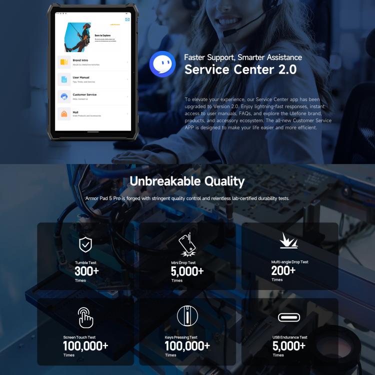 歐樂風 Armor Pad 5 Pro 三防平板，12GB+512GB，11英寸安卓15 聯科發天璣7400X八核 5G網絡，歐規  , Armor Pad 5 Pro