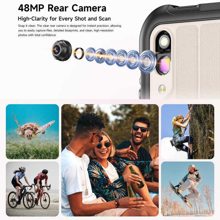 歐樂風 Rugking Pad 2 Pro 三防平板，8GB+128GB，10.1英寸安卓16 紫光展銳T7250八核 4G網絡，歐規  , 8GB+128GB