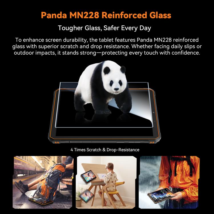 Blackview Active 5, 8.68英寸4G三防平板 8GB+128GB 安卓14 Unisoc UMS9230E T615八核 全球版本自帶Google Play