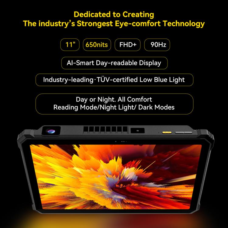 Blackview Active 12 Pro, 12GB+256GB, 11英寸5G三防平板 安卓15 天璣7300八核 全球版本自帶Google Play