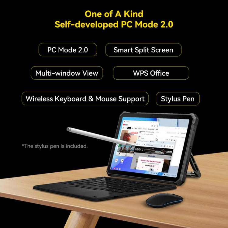 Blackview Active 12 Pro, 12GB+256GB, 11英寸5G三防平板 安卓15 天璣7300八核 全球版本自帶Google Play