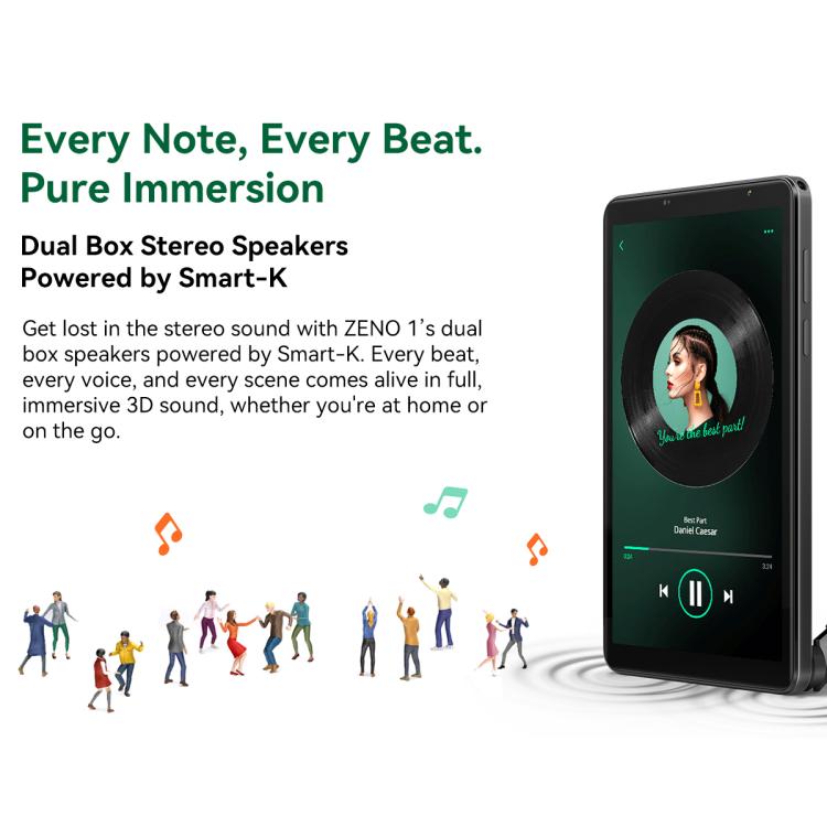 Blackview ZENO 1 8英寸4G平板, 6GB+256GB, 安卓15 紫光展銳T615八核 全球版本自帶Google Play