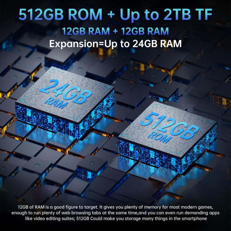 Unihertz 8849 Tank Pad E 三防平板&投影儀，12GB+512GB，10.95英寸安卓14 MT6789八核 4G網絡，歐規
