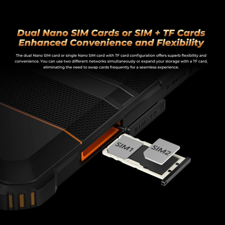 OUKITEL RT3 Pro 8英寸IP68/IP69K三防平板，4GB+128GB，安卓14 MediaTek G81八核 支持雙卡，4G網絡，歐規