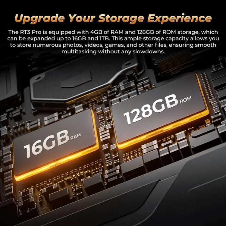 OUKITEL RT3 Pro 8英寸IP68/IP69K三防平板，4GB+128GB，安卓14 MediaTek G81八核 支持雙卡，4G網絡，歐規